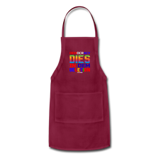 Load image into Gallery viewer, DEMOCRACY DIES IN DEM DELETION - Adjustable Apron - burgundy
