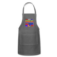 Load image into Gallery viewer, DEMOCRACY DIES IN DEM DELETION - Adjustable Apron - charcoal
