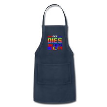 Load image into Gallery viewer, DEMOCRACY DIES IN DEM DELETION - Adjustable Apron - navy
