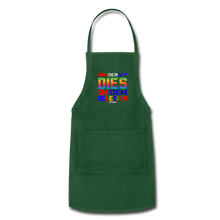 Load image into Gallery viewer, DEMOCRACY DIES IN DEM DELETION - Adjustable Apron - forest green
