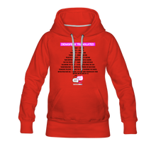 Load image into Gallery viewer, DEMSPEAK TRANSLATED - Women’s Premium Hoodie - red
