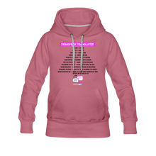 Load image into Gallery viewer, DEMSPEAK TRANSLATED - Women’s Premium Hoodie - mauve
