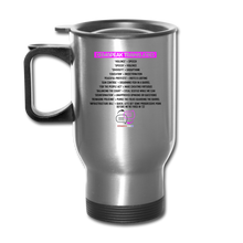 Load image into Gallery viewer, DEMSPEAK TRANSLATED - Travel Mug - silver
