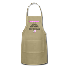 Load image into Gallery viewer, DEMSPEAK TRANSLATED - Adjustable Apron - khaki
