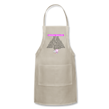 Load image into Gallery viewer, DEMSPEAK TRANSLATED - Adjustable Apron - natural
