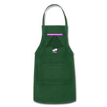 Load image into Gallery viewer, DEMSPEAK TRANSLATED - Adjustable Apron - forest green
