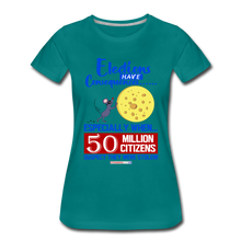 Load image into Gallery viewer, ELECTIONS HAVE CONSEQUENCES... - Women’s Premium T-Shirt - teal
