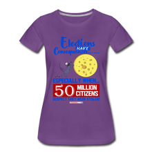 Load image into Gallery viewer, ELECTIONS HAVE CONSEQUENCES... - Women’s Premium T-Shirt - purple
