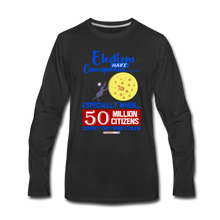 Load image into Gallery viewer, ELECTIONS HAVE CONSEQUENCES... - Men&#39;s Premium Long Sleeve T-Shirt - black
