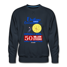 Load image into Gallery viewer, ELECTIONS HAVE CONSEQUENCES... - Men’s Premium Sweatshirt - navy
