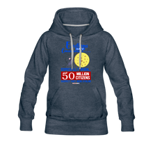 Load image into Gallery viewer, ELECTIONS HAVE CONSEQUENCES... - Women’s Premium Hoodie - heather denim
