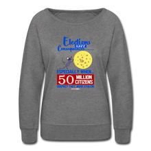 Load image into Gallery viewer, ELECTIONS HAVE CONSEQUENCES... - Women’s Crewneck Sweatshirt - heather gray
