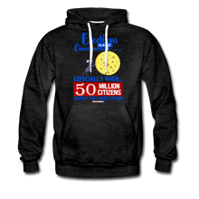 Load image into Gallery viewer, ELECTIONS HAVE CONSEQUENCES... - Men’s Premium Hoodie - charcoal gray
