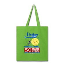 Load image into Gallery viewer, ELECTIONS HAVE CONSEQUENCES... - Tote Bag - lime green
