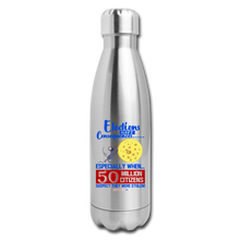 Load image into Gallery viewer, ELECTIONS HAVE CONSEQUENCES... - Insulated Stainless Steel Water Bottle - silver
