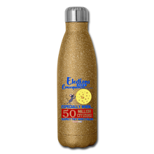 Load image into Gallery viewer, ELECTIONS HAVE CONSEQUENCES... - Insulated Stainless Steel Water Bottle - gold glitter
