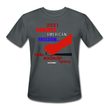 Load image into Gallery viewer, GOODBYE AMERICAN FREEDOM - Men’s Moisture Wicking Performance T-Shirt - charcoal
