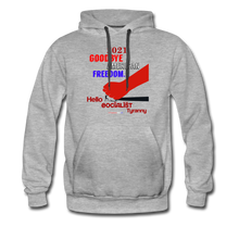 Load image into Gallery viewer, GOODBYE AMERICAN FREEDOM - Men’s Premium Hoodie - heather gray
