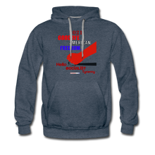 Load image into Gallery viewer, GOODBYE AMERICAN FREEDOM - Men’s Premium Hoodie - heather denim
