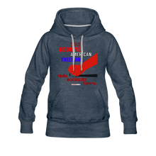 Load image into Gallery viewer, GOODBYE AMERICAN FREEDOM - Women’s Premium Hoodie - heather denim
