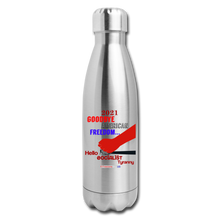 Load image into Gallery viewer, GOODBYE AMERICAN FREEDOM - Insulated Stainless Steel Water Bottle - silver
