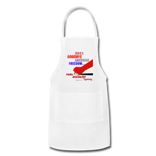 Load image into Gallery viewer, GOODBYE AMERICAN FREEDOM - Adjustable Apron - white
