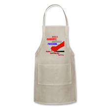 Load image into Gallery viewer, GOODBYE AMERICAN FREEDOM - Adjustable Apron - natural
