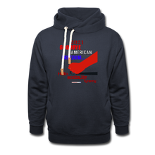 Load image into Gallery viewer, GOODBYE AMERICAN FREEDOM - Shawl Collar Hoodie - navy
