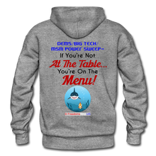 Load image into Gallery viewer, IF YOU&#39;RE NOT AT THE TABLE... - Gildan Heavy Blend Adult Hoodie - graphite heather
