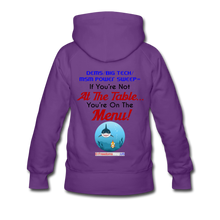 Load image into Gallery viewer, IF YOU&#39;RE NOT AT THE TABLE... - Women’s Premium Hoodie - purple
