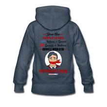 Load image into Gallery viewer, YOUR NEW WORLD ORDER - Women’s Premium Hoodie - heather denim
