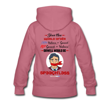 Load image into Gallery viewer, YOUR NEW WORLD ORDER - Women’s Premium Hoodie - mauve
