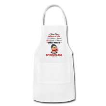 Load image into Gallery viewer, YOUR NEW WORLD ORDER - Adjustable Apron - white
