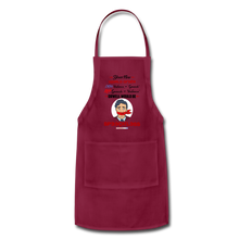 Load image into Gallery viewer, YOUR NEW WORLD ORDER - Adjustable Apron - burgundy
