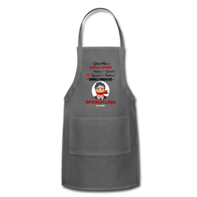 Load image into Gallery viewer, YOUR NEW WORLD ORDER - Adjustable Apron - charcoal
