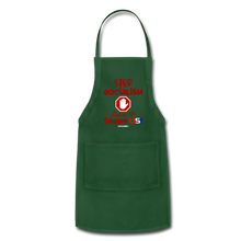 Load image into Gallery viewer, STOP SOCIALISM, BEFORE IT STOPS US! - Adjustable Apron - forest green
