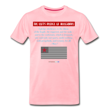 Load image into Gallery viewer, THE LEFT&#39;S PLEDGE OF ALLEGIANCE - Men&#39;s Premium T-Shirt - pink
