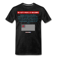 Load image into Gallery viewer, THE LEFT&#39;S PLEDGE OF ALLEGIANCE - Men&#39;s Premium T-Shirt - charcoal gray
