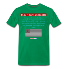 Load image into Gallery viewer, THE LEFT&#39;S PLEDGE OF ALLEGIANCE - Men&#39;s Premium T-Shirt - kelly green
