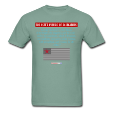 Load image into Gallery viewer, THE LEFT&#39;S PLEDGE OF ALLEGIANCE - Unisex ComfortWash Garment Dyed T-Shirt - seafoam green
