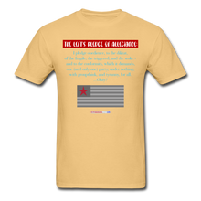 Load image into Gallery viewer, THE LEFT&#39;S PLEDGE OF ALLEGIANCE - Unisex ComfortWash Garment Dyed T-Shirt - light yellow
