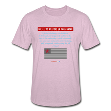 Load image into Gallery viewer, THE LEFT&#39;S PLEDGE OF ALLEGIANCE - Unisex Heather Prism T-Shirt - heather prism lilac
