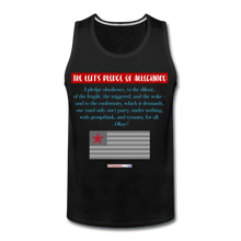 Load image into Gallery viewer, THE LEFT&#39;S PLEDGE OF ALLEGIANCE - Men’s Premium Tank - black
