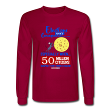 Load image into Gallery viewer, ELECTIONS HAVE CONSEQUENCES - Men&#39;s Long Sleeve T-Shirt - dark red
