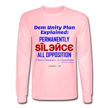 Load image into Gallery viewer, DEM UNITY PLAN - Men&#39;s Long Sleeve T-Shirt - pink
