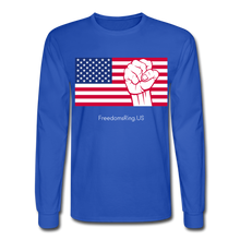 Load image into Gallery viewer, USA STRONG - Men&#39;s Long Sleeve T-Shirt - royal blue
