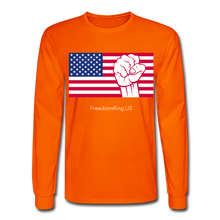 Load image into Gallery viewer, USA STRONG - Men&#39;s Long Sleeve T-Shirt - orange
