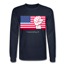 Load image into Gallery viewer, USA STRONG - Men&#39;s Long Sleeve T-Shirt - navy
