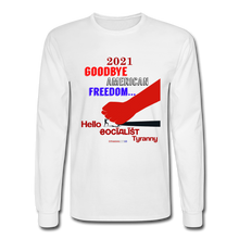 Load image into Gallery viewer, GOODBYE AMERICAN FREEDOM - Men&#39;s Long Sleeve T-Shirt - white
