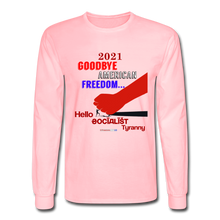 Load image into Gallery viewer, GOODBYE AMERICAN FREEDOM - Men&#39;s Long Sleeve T-Shirt - pink
